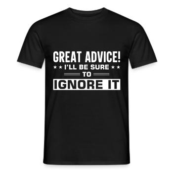 Sarcasme Sarcastique - T-shirt homme - noir - Devant - AI Model Male 178 light (178cm)