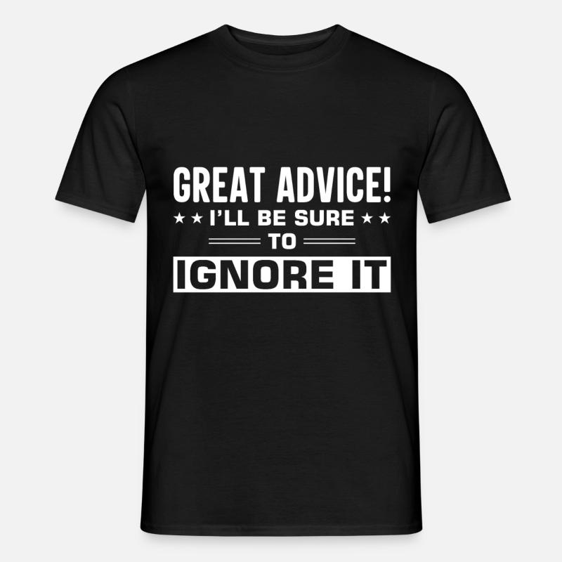 Sarkasmus Sarkastisch - Männer T-Shirt - Schwarz