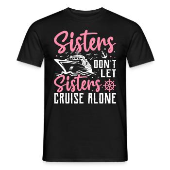 Sisters Cruise Solo Cruise Cruise - Men's T-Shirt - black - Front - AI Model Male 178 light (178cm)