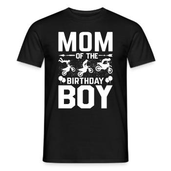 Dirt Bike Mom Biker Offroad Motorcycle Mom Of Birth - Men's T-Shirt - black - Front - AI Model Male 178 light (178cm)