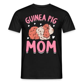 Guinea Pig Mom - Men's T-Shirt - black - Front - AI Model Male 178 light (178cm)