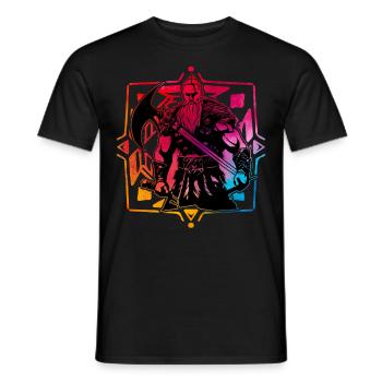 Viking - T-shirt homme - noir - Devant - AI Model Male 178 light (178cm)