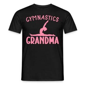 Gymnastik Oma Turnerin Akrobatin Oma - Männer T-Shirt - Schwarz - Vorne - AI Model Male 178 light (178cm)