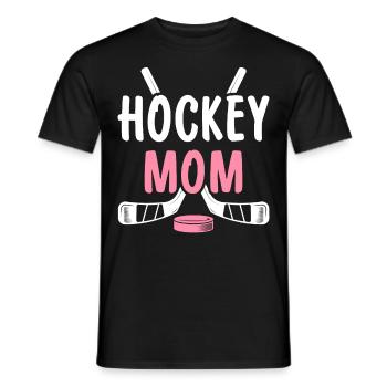 Hockey Maman Joueuse Maman - T-shirt homme - noir - Devant - AI Model Male 178 light (178cm)