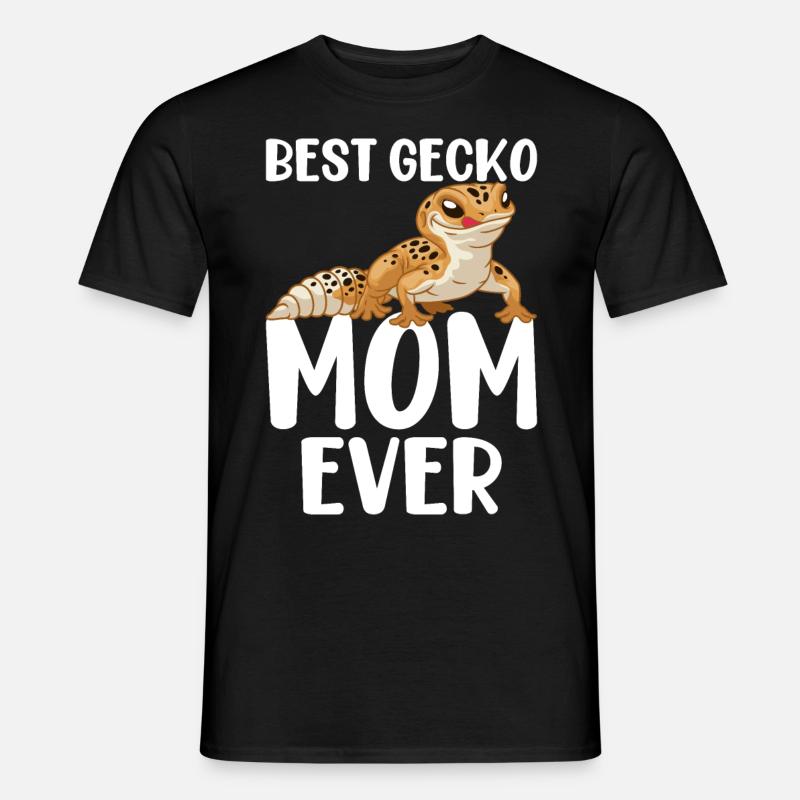 Beste Gecko-Mutter aller Zeiten Leopard-Eidechse - Männer T-Shirt - Schwarz