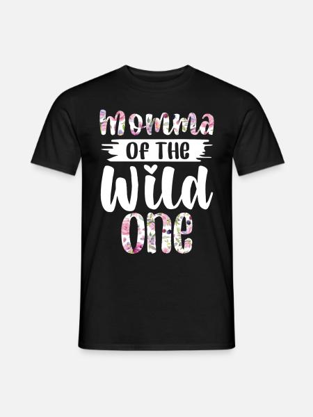 Momma der wilden ein Arborist 1 Jahr alt - Männer T-Shirt - Schwarz