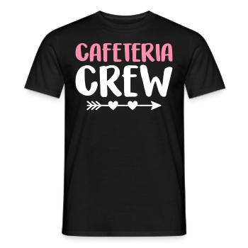 Cafeteria Crew Lunch Lady Cafeteria Employee - Men's T-Shirt - black - Front - AI Model Male 178 light (178cm)