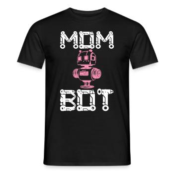 Mom Bot Roboteringenieurin Mom - Männer T-Shirt - Schwarz - Vorne - AI Model Male 178 light (178cm)