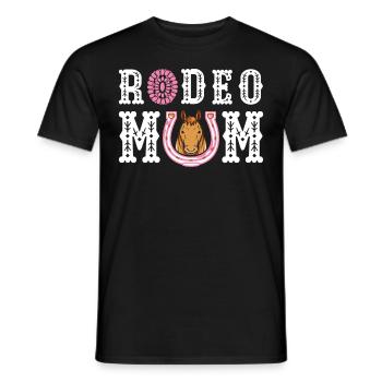 Rodeo Mom Western Country Bull Rider - Männer T-Shirt - Schwarz - Vorne - AI Model Male 178 light (178cm)
