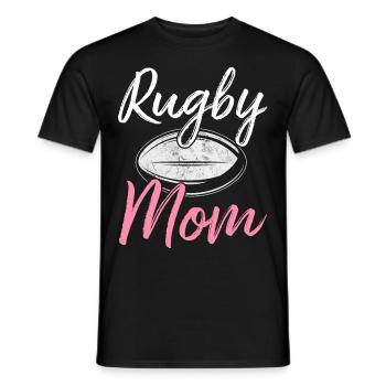 Rugby-Mutter Rugby-Spieler - Männer T-Shirt - Schwarz - Vorne - AI Model Male 178 light (178cm)