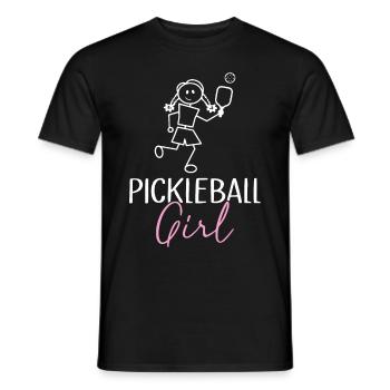 Pickleball Girl Pickle Ball Player - T-shirt homme - noir - Devant - AI Model Male 178 light (178cm)
