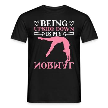 Gymnastique Gymnastique à l’envers est - T-shirt homme - noir - Devant - AI Model Male 178 light (178cm)