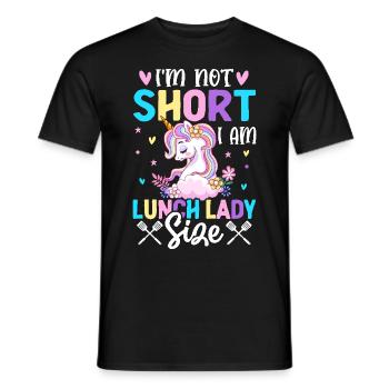 I'm not small, I'm lunch lady - Men's T-Shirt - black - Front - AI Model Male 178 light (178cm)