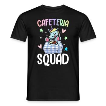 Cafeteria Squad Cafeteria Crew Lunch Lady Grafik - Männer T-Shirt - Schwarz - Vorne - AI Model Male 178 light (178cm)