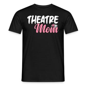 Theater Mom Artist Theater Drama Game Theater - Men's T-Shirt - black - Front - AI Model Male 178 light (178cm)