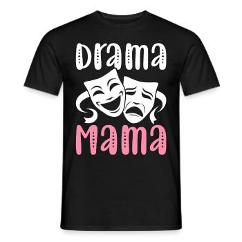 Drame Maman Artiste de théâtre Théâtre - T-shirt homme - noir - Devant - AI Model Male 178 light (178cm)