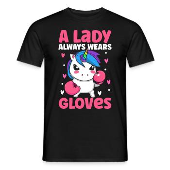 Muay Thai Fille Femme Boxer Thaï Boxe Dame Porter - T-shirt homme - noir - Devant - AI Model Male 178 light (178cm)