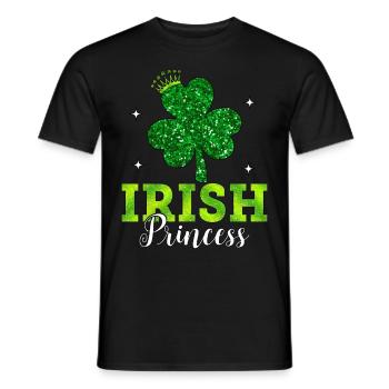 Irish Princess - Men's T-Shirt - black - Front - AI Model Male 178 light (178cm)