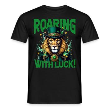 Rugir de chance - T-shirt homme - noir - Devant - AI Model Male 178 light (178cm)