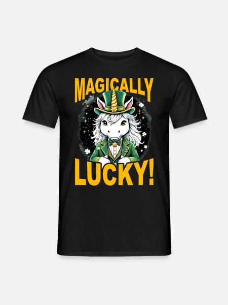 Magically Lucky - Men's T-Shirt - black