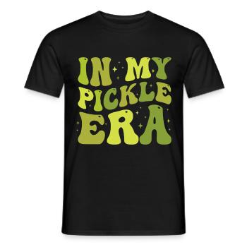 Cornichon à l’aneth Je suis l’un des cornichons - T-shirt homme - noir - Devant - AI Model Male 178 light (178cm)