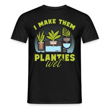 Ich mache sie nass - Männer T-Shirt - Schwarz - Vorne - AI Model Male 178 light (178cm)