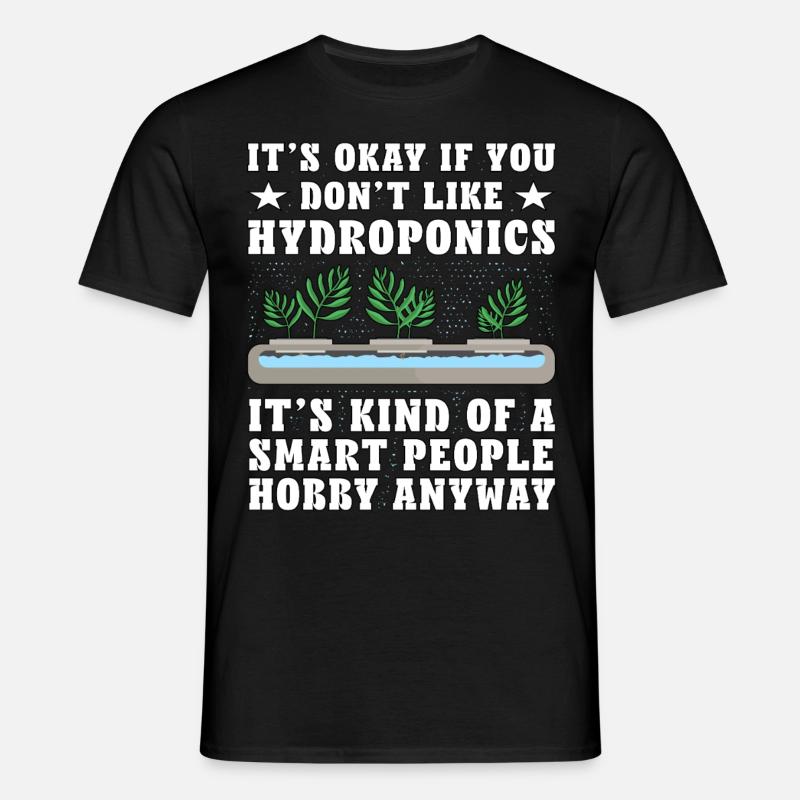 Hydroponik - Männer T-Shirt - Schwarz
