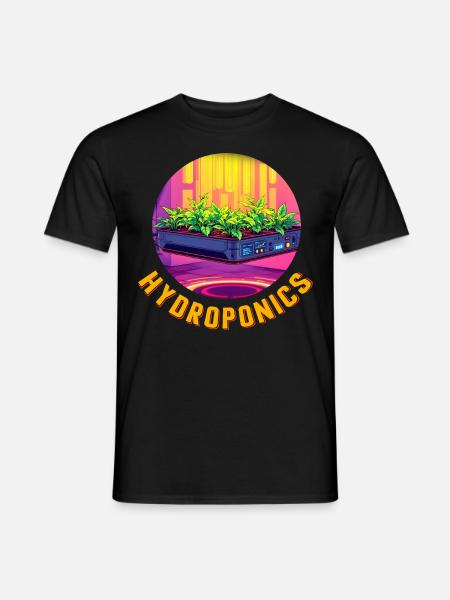 Hydroponics - Men's T-Shirt - black