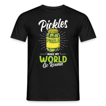 Pickle Pickle Pickle - Men's T-Shirt - black - Front - AI Model Male 178 light (178cm)