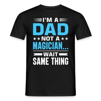 Geschenke Zum Vatertag Für Papa - Männer T-Shirt - Schwarz - Vorne - AI Model Male 178 light (178cm)