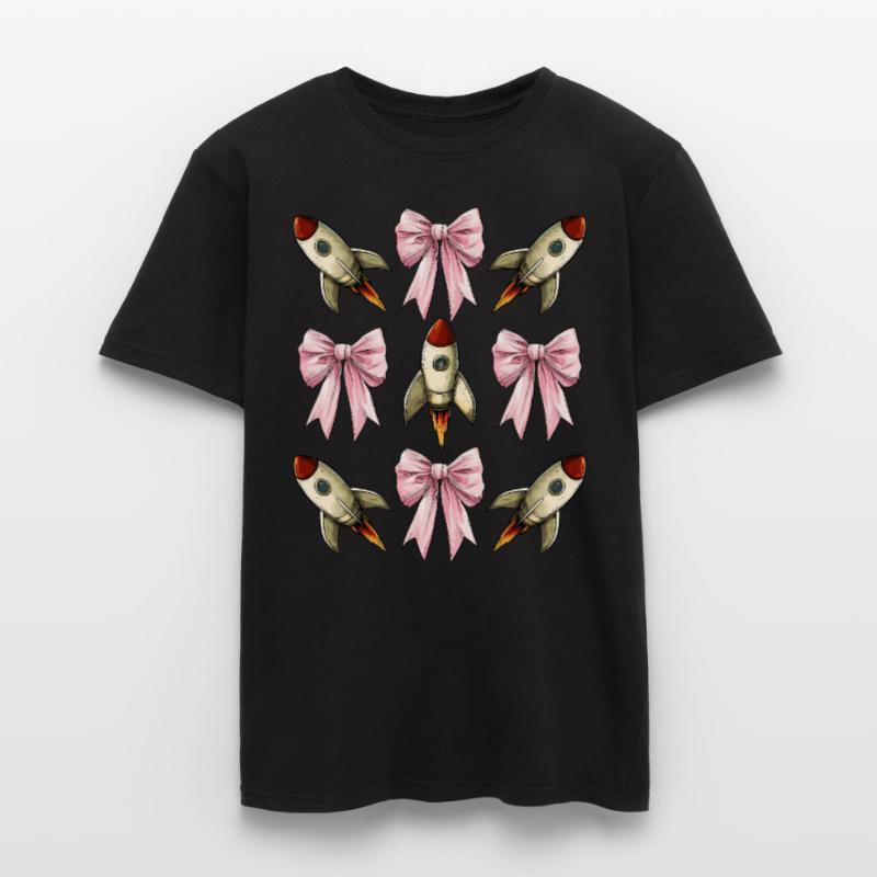 Coquette proue fusée spatiale navette spatiale T-shirt homme