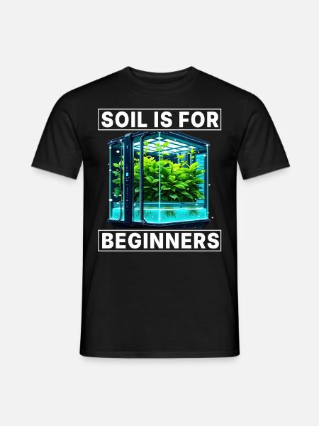 Soil is for Beginners - Men's T-Shirt - black