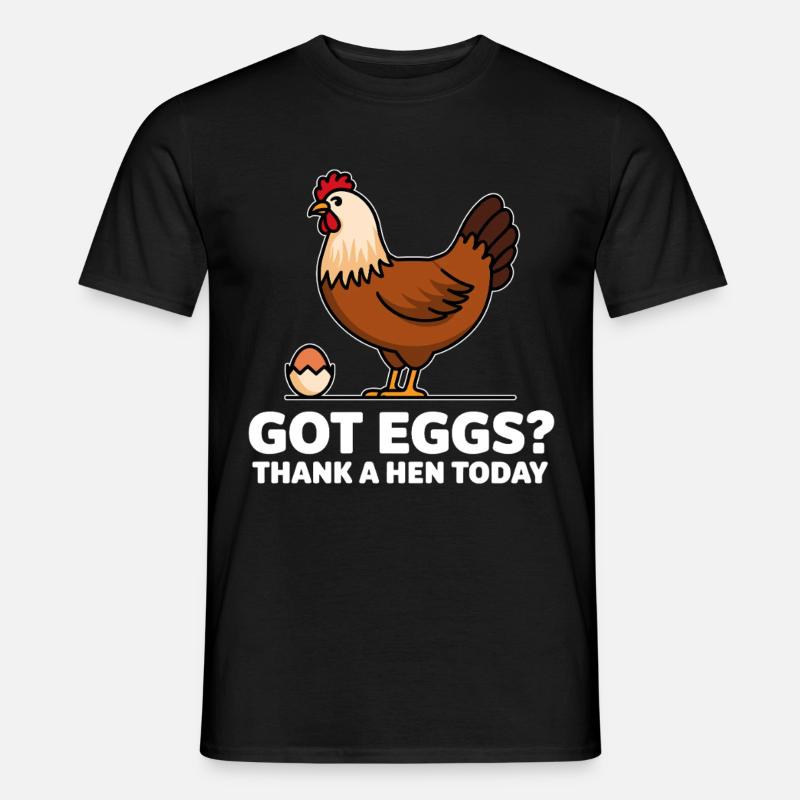Chicken Chickens - Men's T-shirt - black