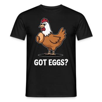 Poulets Poulets - T-shirt homme - noir - Devant - AI Model Male 178 light (178cm)