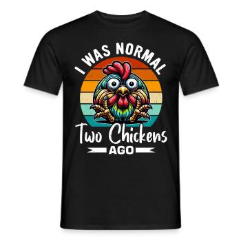 Poulets Poulets - T-shirt homme - noir - Devant - AI Model Male 178 light (178cm)