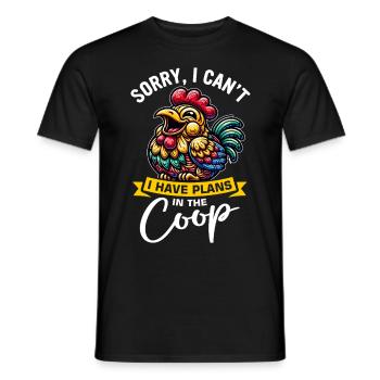 Poulets Poulets - T-shirt homme - noir - Devant - AI Model Male 178 light (178cm)