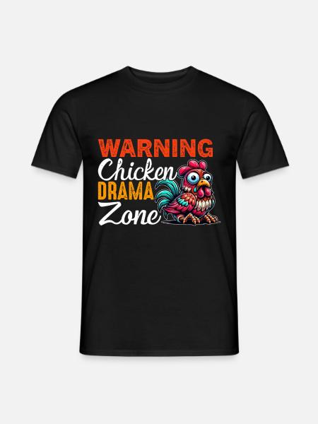 Chicken Chickens - Men's T-Shirt - black