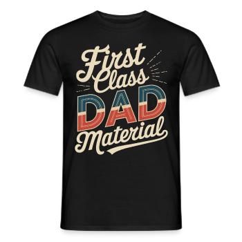 Geschenke Zum Vatertag Für Papa - Männer T-Shirt - Schwarz - Vorne - AI Model Male 178 light (178cm)