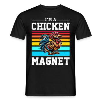 Poulets Poulets - T-shirt homme - noir - Devant - AI Model Male 178 light (178cm)