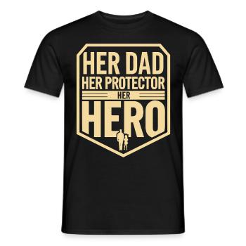 Geschenke Zum Vatertag Für Papa - Männer T-Shirt - Schwarz - Vorne - AI Model Male 178 light (178cm)