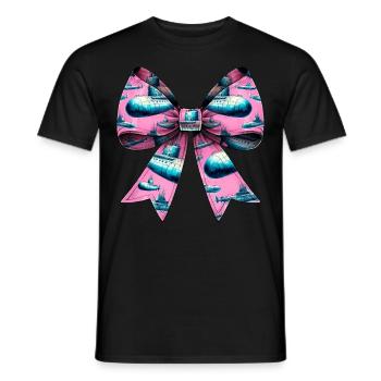Coquette proue sous-marin motif fête des mères rose - T-shirt homme - noir - Devant - AI Model Male 178 light (178cm)