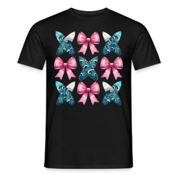Coquette Bogen Surfen Mütter Tag Surfboarder - Männer T-Shirt - Schwarz - Vorne - AI Model Male 178 light (178cm)