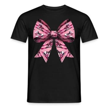 Coquette arc ski maman motif fête des mères - T-shirt homme - noir - Devant - AI Model Male 178 light (178cm)