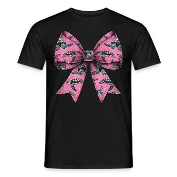 Coquette Bogen Schildkröte Meeresschildkröte - Männer T-Shirt - Schwarz - Vorne - AI Model Male 178 light (178cm)