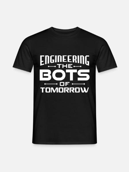 Ai Robotik Geek Tech Humor Roboter - Männer T-Shirt - Schwarz