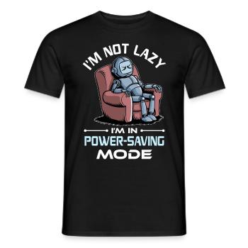 Ai Robotique Geek Tech Humour Robot - T-shirt homme - noir - Devant - AI Model Male 178 light (178cm)