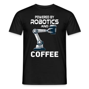 Ai Robotique Geek Tech Humour Robot - T-shirt homme - noir - Devant - AI Model Male 178 light (178cm)