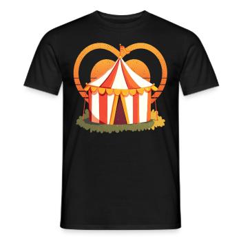 Cirque - T-shirt homme - noir - Devant - AI Model Male 178 light (178cm)