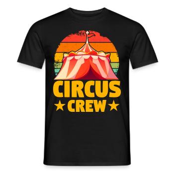 Équipe de cirque - T-shirt homme - noir - Devant - AI Model Male 178 light (178cm)