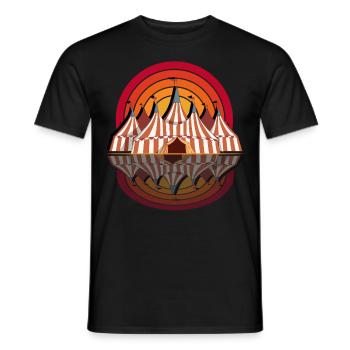 Cirque - T-shirt homme - noir - Devant - AI Model Male 178 light (178cm)